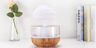 Humidificateur Diffuseur D'huiles Essentielles et Veilleuse Colorée