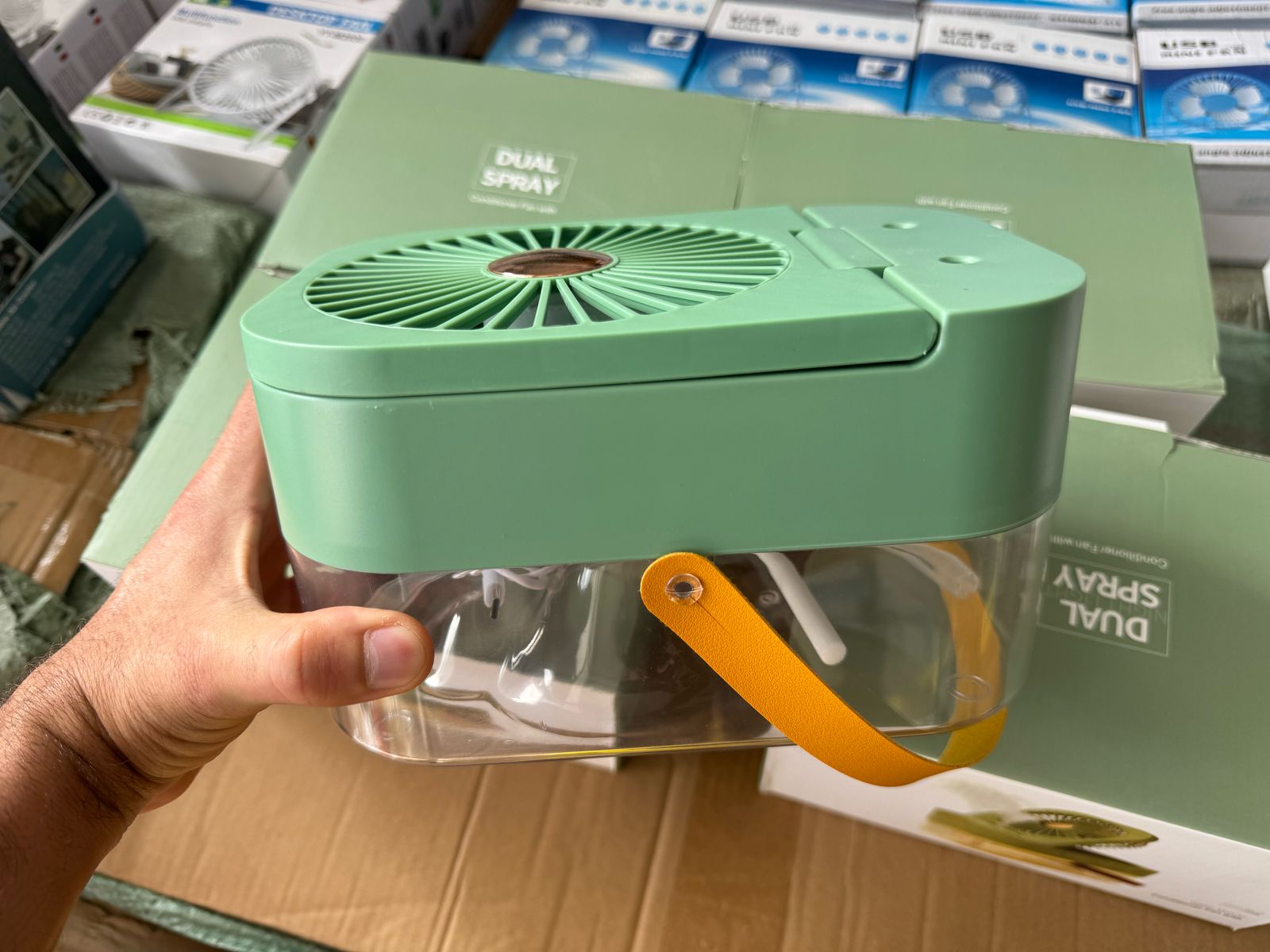  Humidificateur électrique avec ventilateur 3 en 1