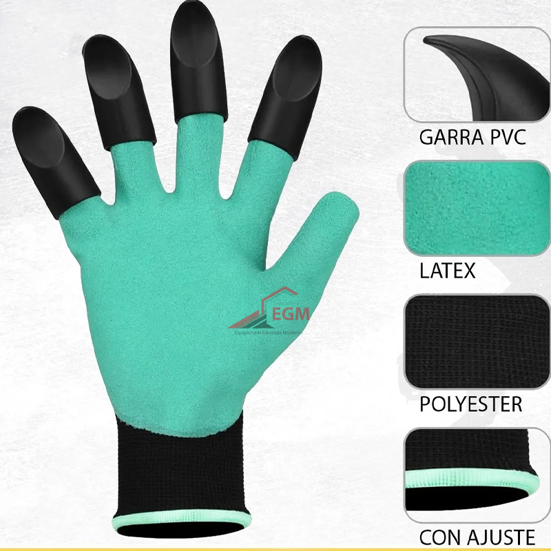 PAIRE GANT DE JARDINAGE AVEC GRIFFES