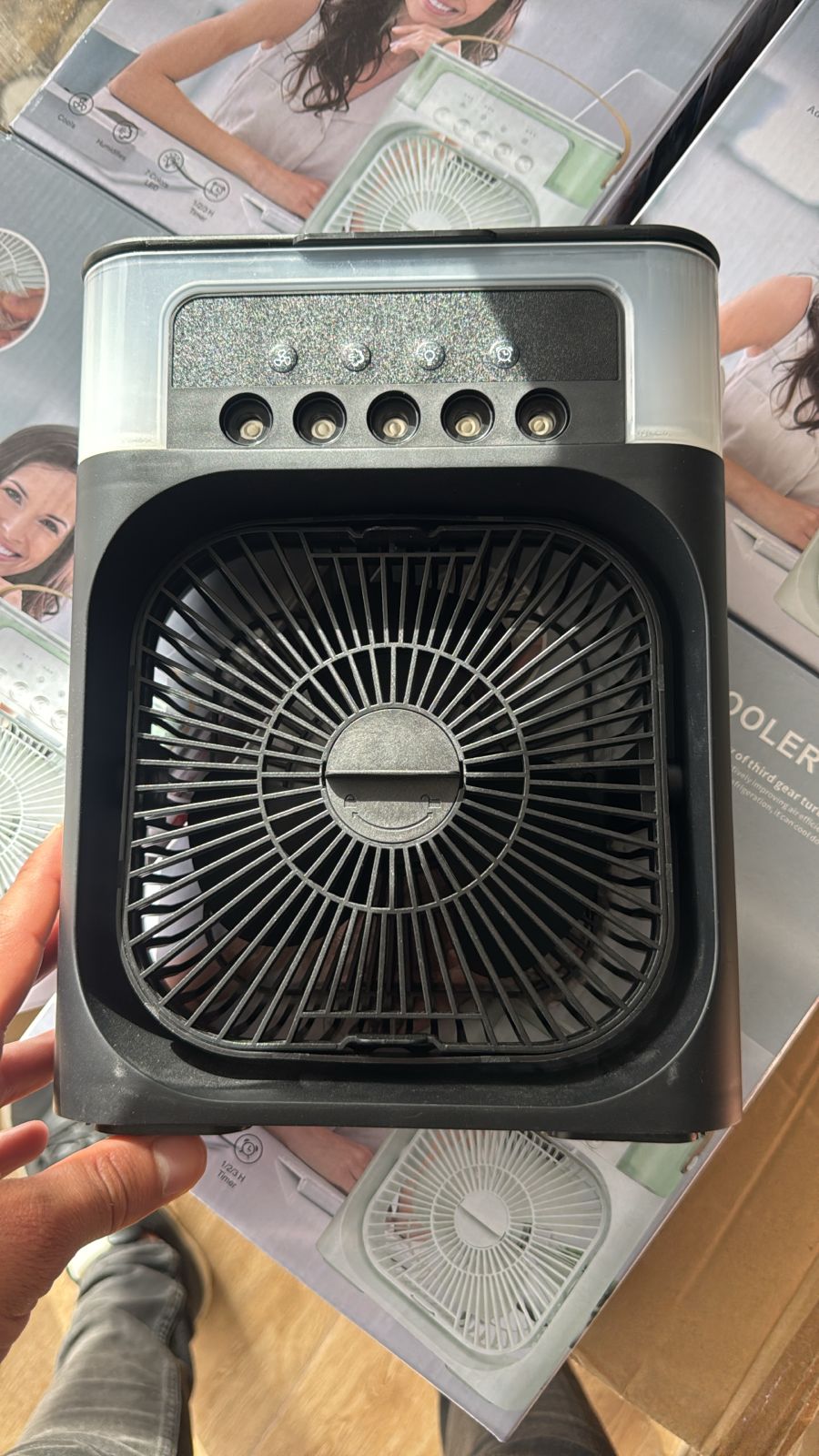 Ventilateur portatif de climatiseur de roucoulement d'air 