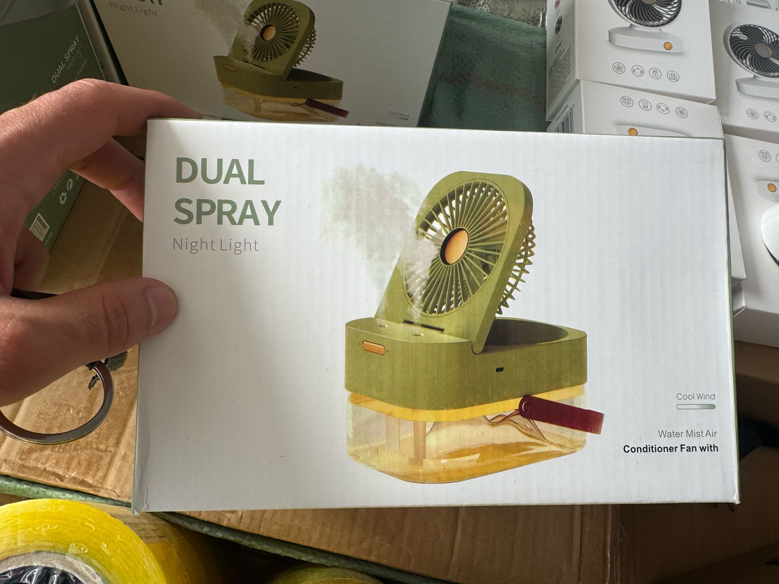  Humidificateur électrique avec ventilateur 3 en 1