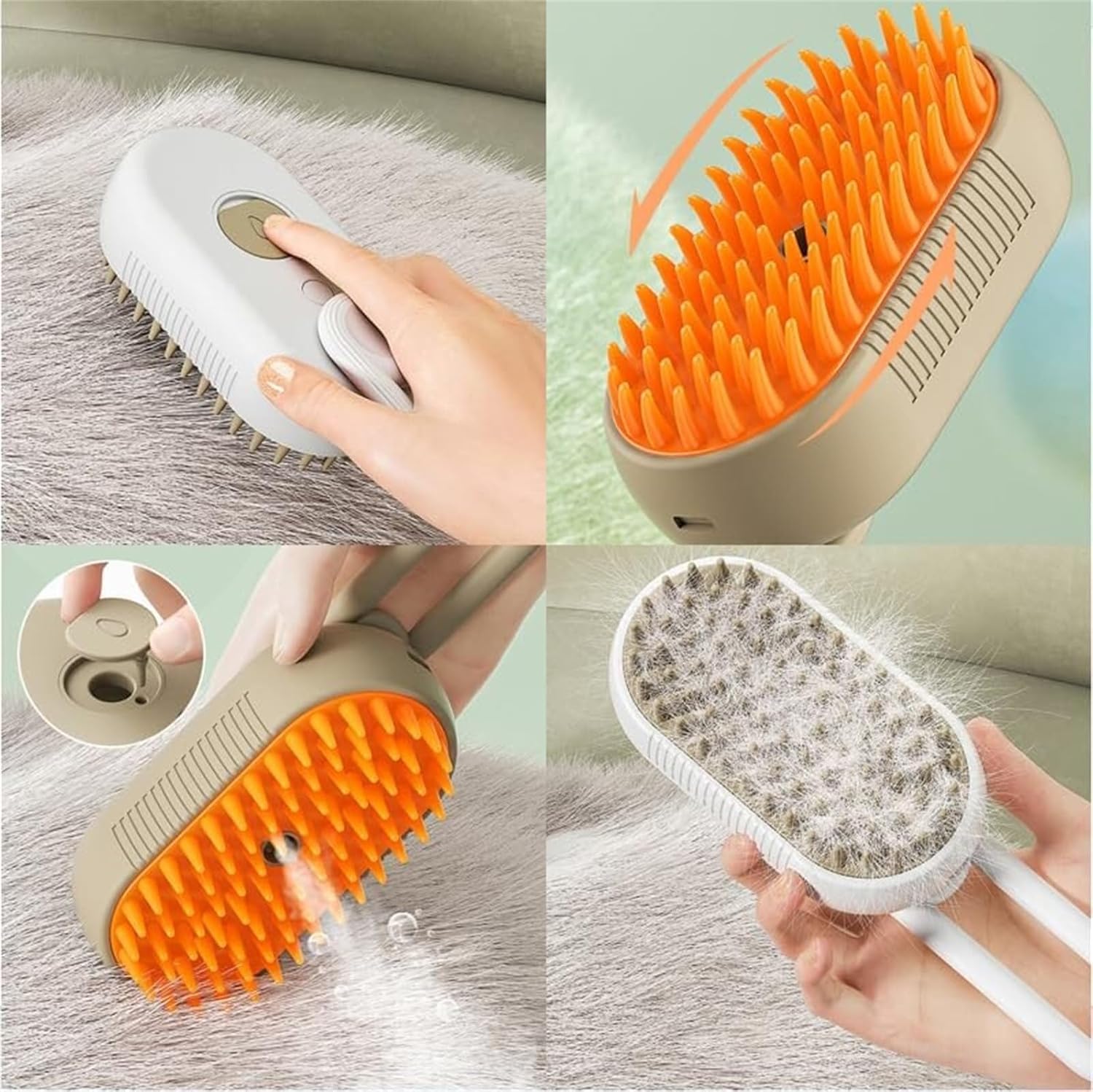 brosse à vapeur pour animaux de compagnie