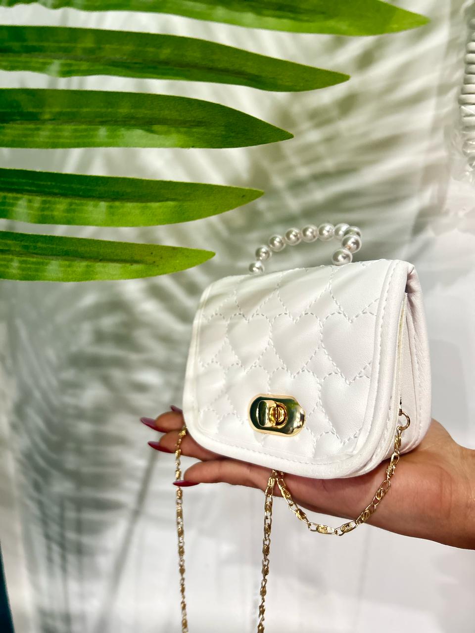 Sac Blanc Petit Modèle pour Fille